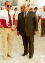 Ilter Sami as Sportsman of the Year with Rauf Denktas